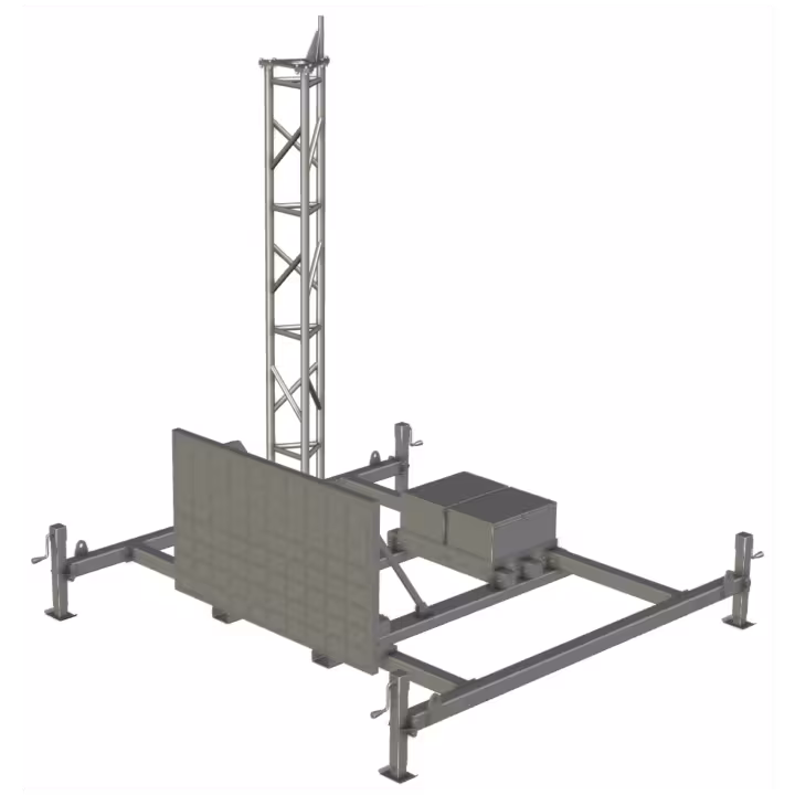 AL340 Aluminium Jackframe Deployable Technology Platform