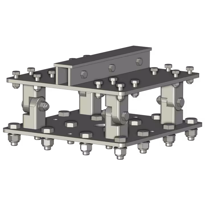 ALS500 Hinging Base Plate (no gin pole)