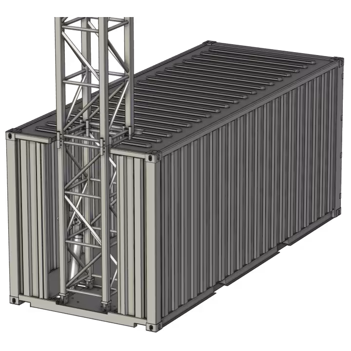 APAC HCT shipping container tower perspective view