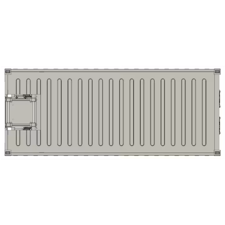 HCT shipping container tower stencil - top view