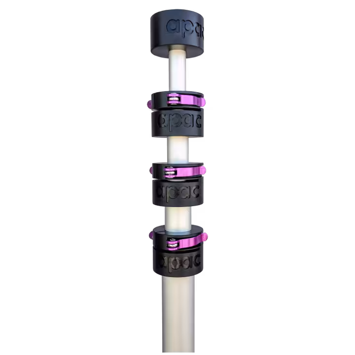 APAC Telescoping extendable hand raised mast