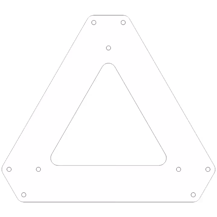 AL800 Tower Stencil Top View