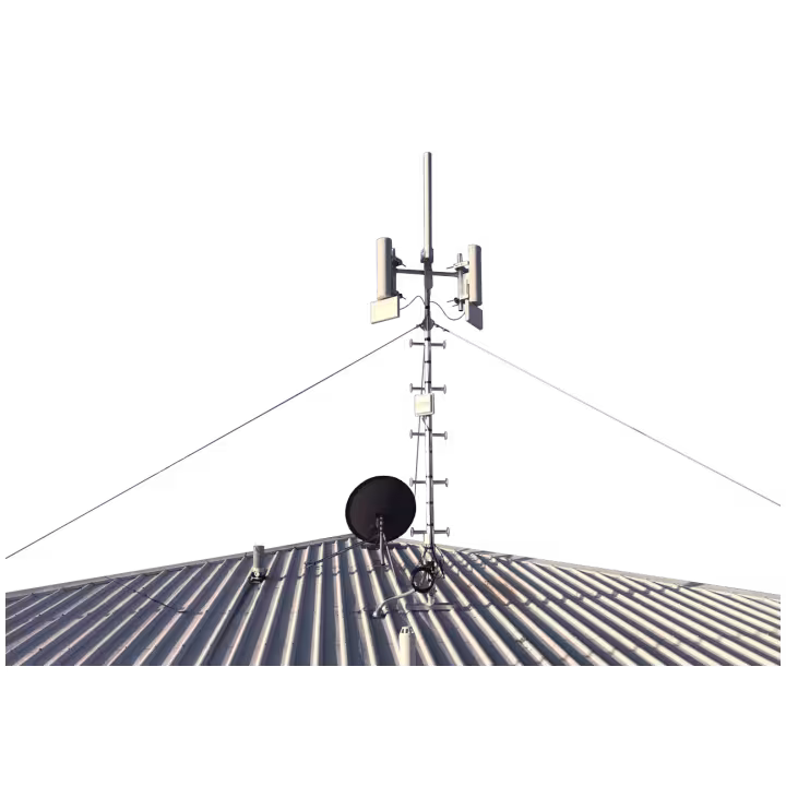AT60 four metre aluminium roof mast