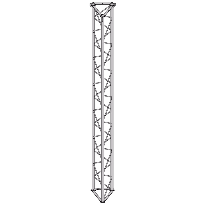 GL450 guyed lattice isometric view