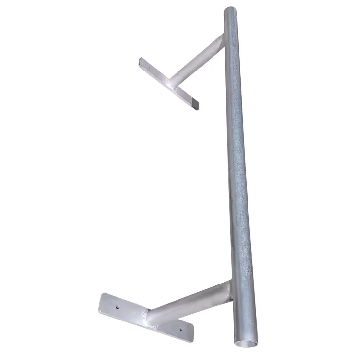 Stand-off wall mount parapet concrete mount
