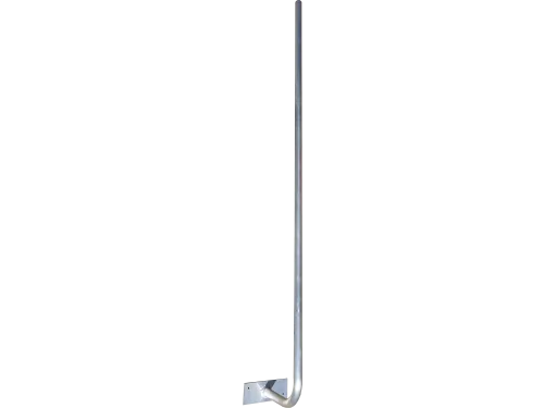 APAC Aluminium J Pole Fascia Mount, 1.8m - Main Image (100-AP-FM-J-1.8)