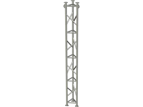 AL340 Aluminium Lattice Tower Module 3.1m section - perspective view