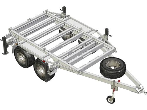 APAC AMT Alloy Modular Technologies Dual-Axle Trailer base chassis