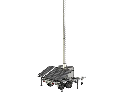 APAC AMT Alloy Modular Technology Platform Dual-Axle Fully Extended Mast