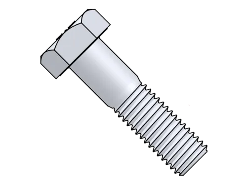 M12 standard thread hex bolt
