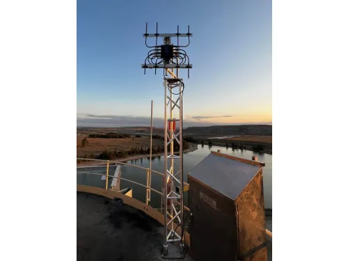 Rajant mesh installed at mine site dam