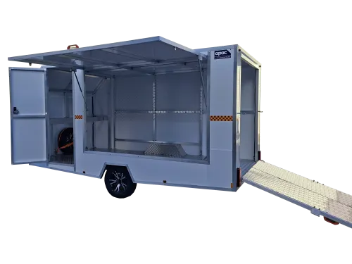 APAC custom aluminium surf club beach trailer