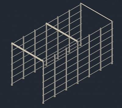 modular board racking, stackable, adjustable. 