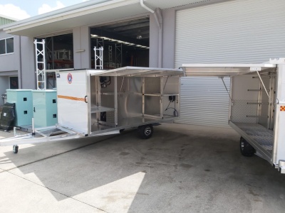 mudjimba slsc beach trailer, 