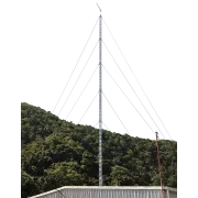 AL220 18m aluminium lattice tower roof mounted