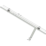 RF Isolation Screen for AL340 2-Panel Solar Frame - side view