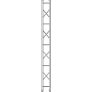 AL340 Aluminium Lattice Tower Module 3.1m section - side view