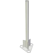 AP-AL220-HF1 Aluminium roof tower spigot headframe mounting tube