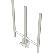 APAC AL220 Twin-Sector headframe double pole mounts