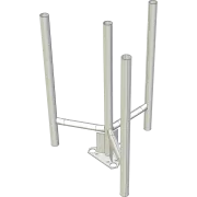APAC AL220 Three sector headframe for aluminium tower