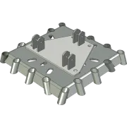 AL340 hinging base plate tower adapter for S600 surefoot