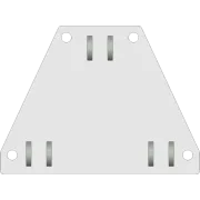 AL340 hinging base plate tower adapter for S600 surefoot - top view