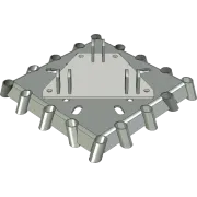 AL340 hinging base plate tower adapter for S600 surefoot - alternative mounting angle