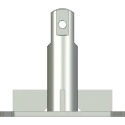 S400 Billet Base Plate for AL220 and AL340 towers - Side View