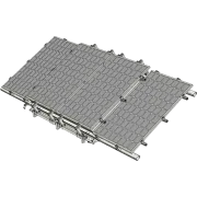 Four panel solar frame slide out - perspective view