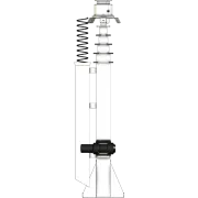 Retractable Mast Rotator - Front View