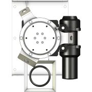 Retractable Mast Rotator - Top View