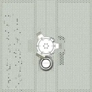 Aluminium Isolation Screen for Winch-raised retractable masts - top view