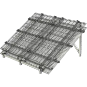 APAC 2-Panel solar frame for AMT modular system - transparent panels