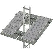 RF Isolation Screen for AL340 2-Panel Solar Frame - shown assembled