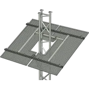 RF Isolation Screen for AL340 2-Panel Solar Frame - without solar panels