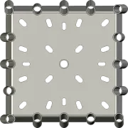 Surefoot S600 Pile Cap - Top View