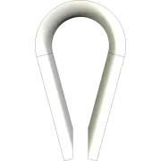Wire Rope Thimble 6mm - front view