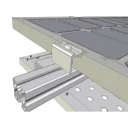 Solar end clamp - in use