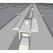 Solar Mid Clamp - in use