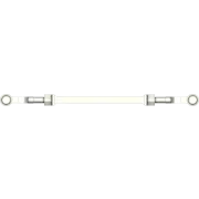 Turnbuckle with D-Shackle endings stainless style - top view