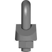 Wire Rope Grip galvanised or stainless - side view