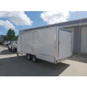 Rear side view of Aluminium Events Trailer