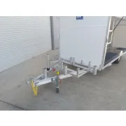 Aluminium beach arena trailer model two - drawbar attachments
