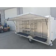 Aluminium beach arena trailer model two - LHS door open