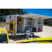 APAC Beach Arena Trailer Model One - LHS door open