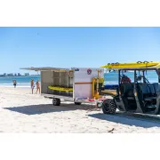 APAC Beach Arena Trailer Model One - RHS door open