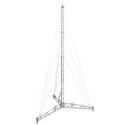 AL340 14m tripod deployable tower