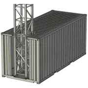 APAC HCT shipping container tower perspective view