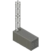 Hydraulic-Raised Shipping Container Tower