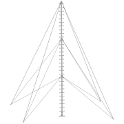 APAC AT90 Modular Climbable Aluminium Guyed Mast